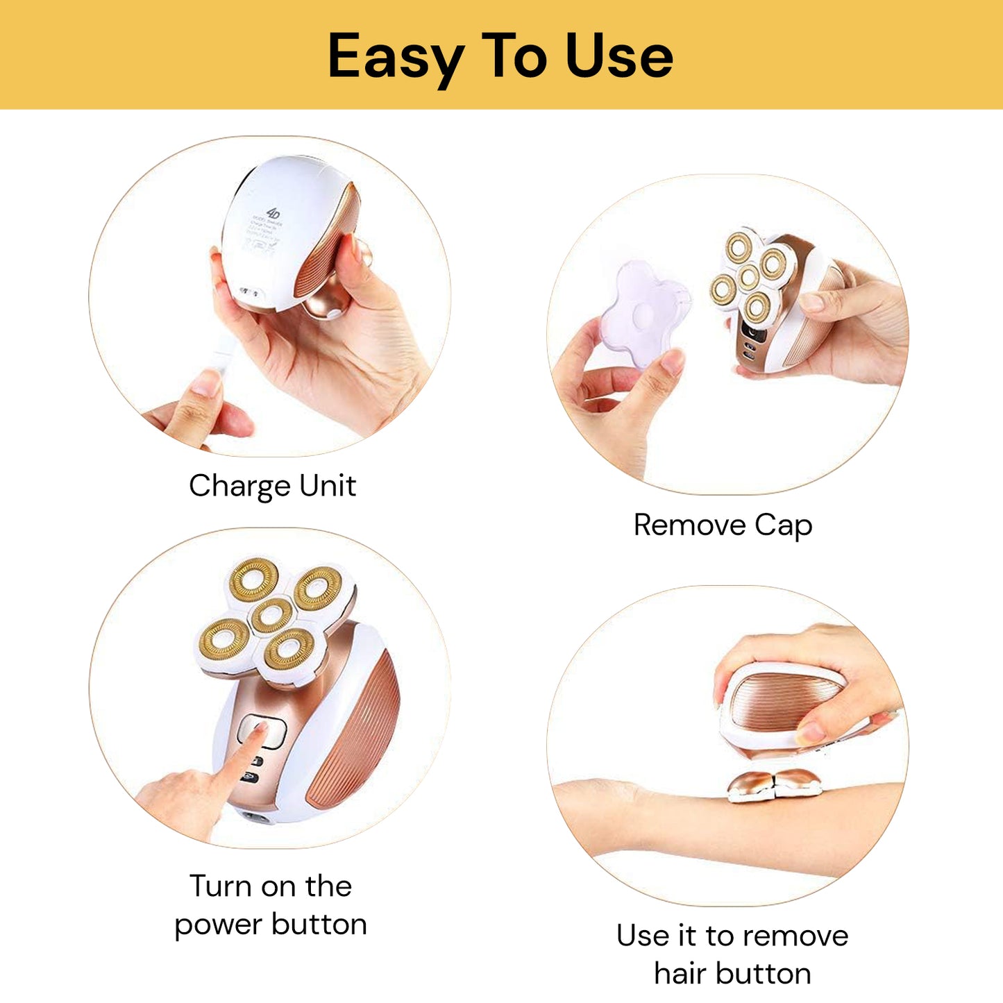 Rechargeable Wireless Hair Remover