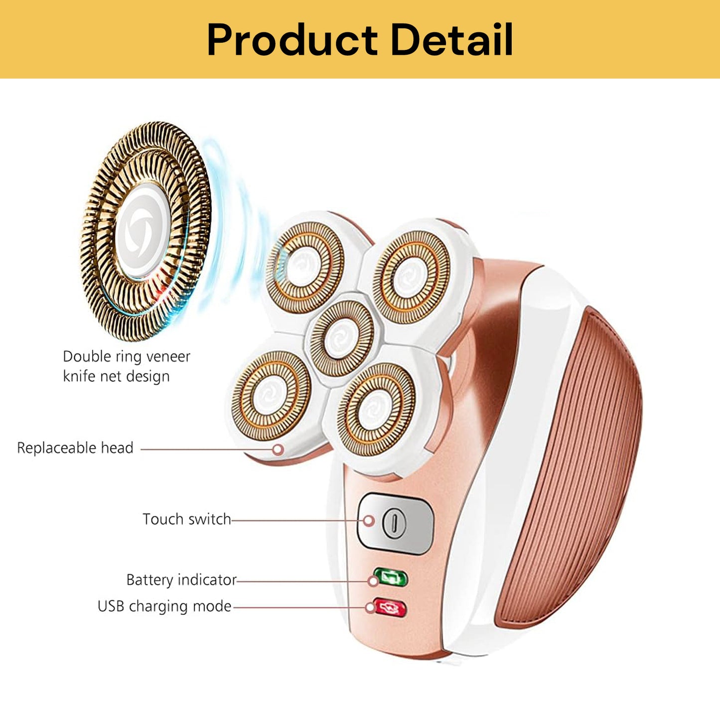Rechargeable Wireless Hair Remover