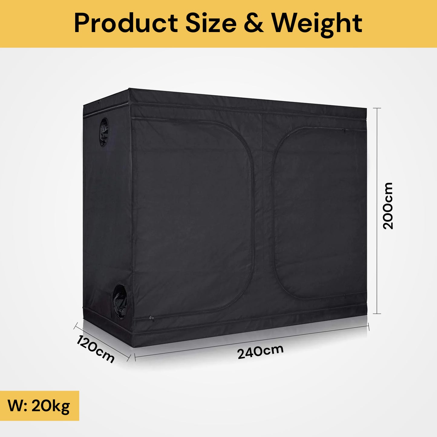 Reusable Grow Tent Kit For Indoor Plant