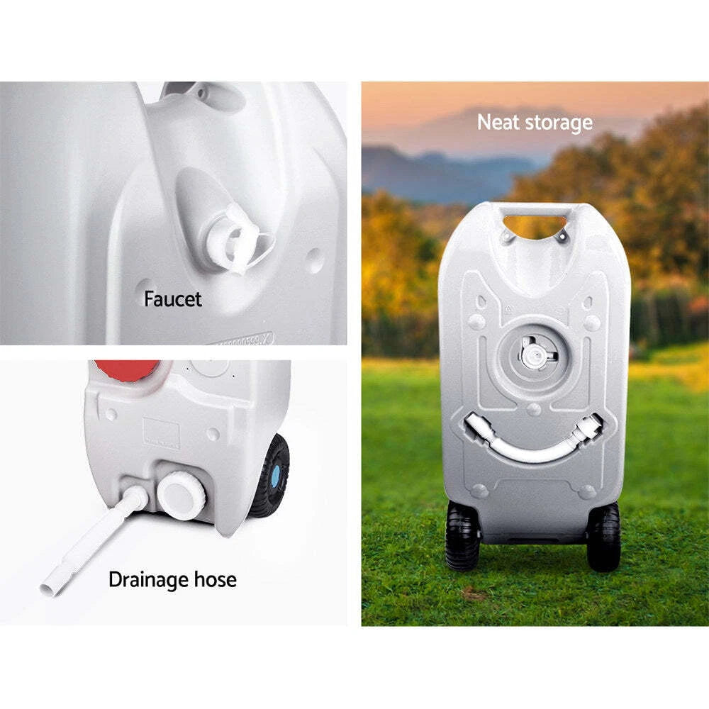 40L Portable Wheel Water Tank