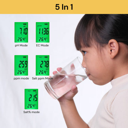 5 In 1 Water Quality Tester