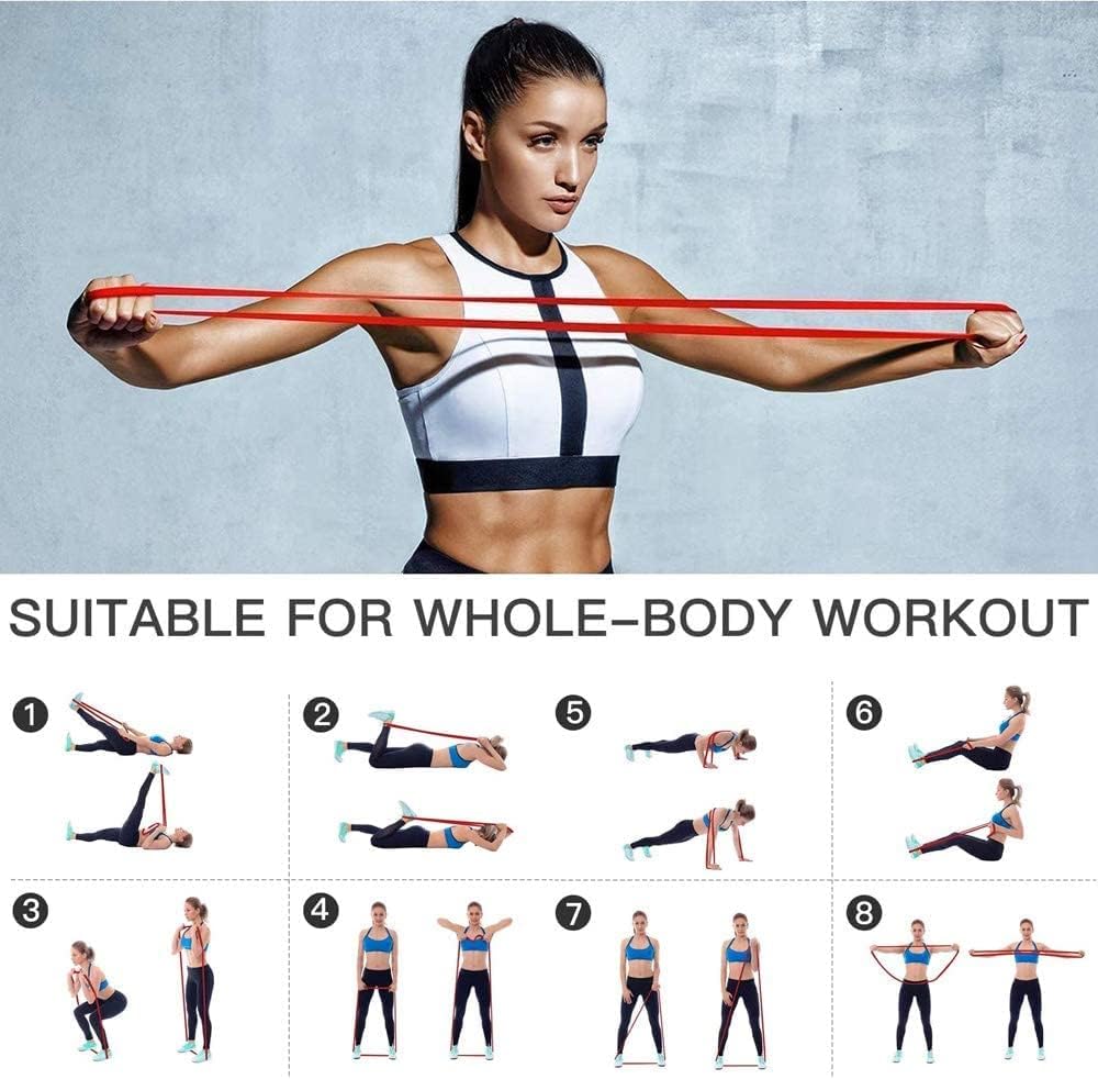 5PCs Resistance Band