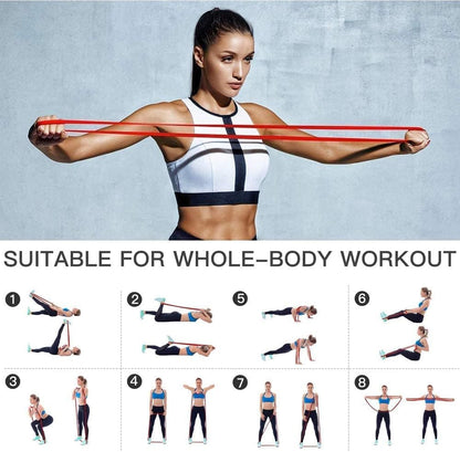 5PCs Resistance Band