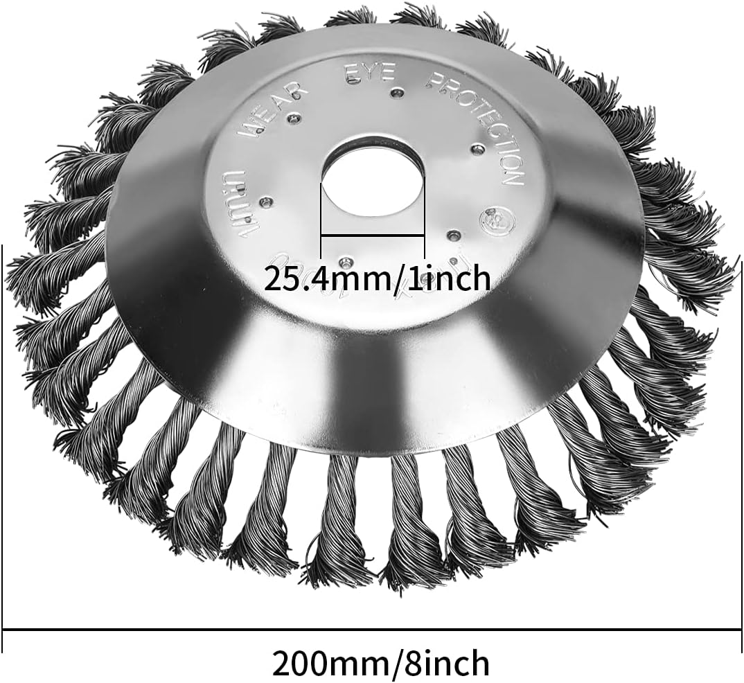 8" Derusting Weeding Wheel