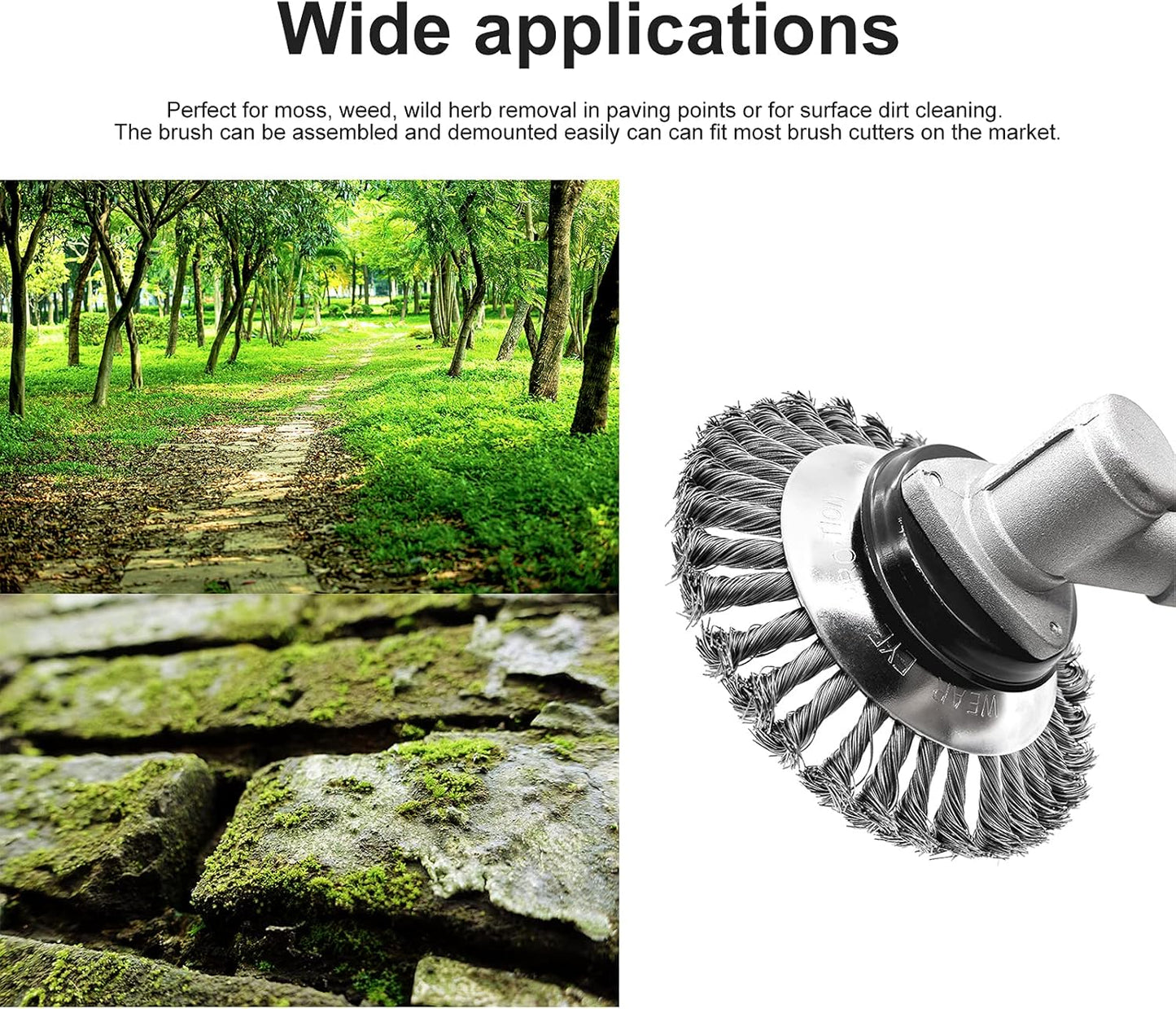 8" Derusting Weeding Wheel