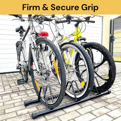 3 Bike Floor Parking Rack