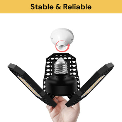 60W E27 Deformable LED Garage Light