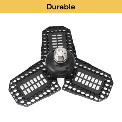 60W E27 Deformable LED Garage Light