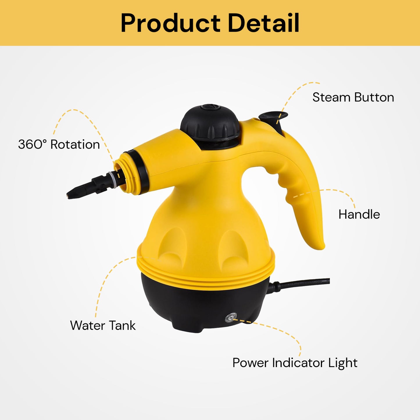 1000W Handheld Steam Cleaner