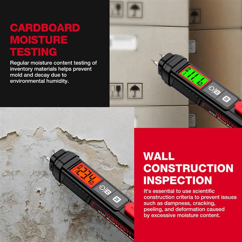 HT67 Digital Wood Moisture Meter