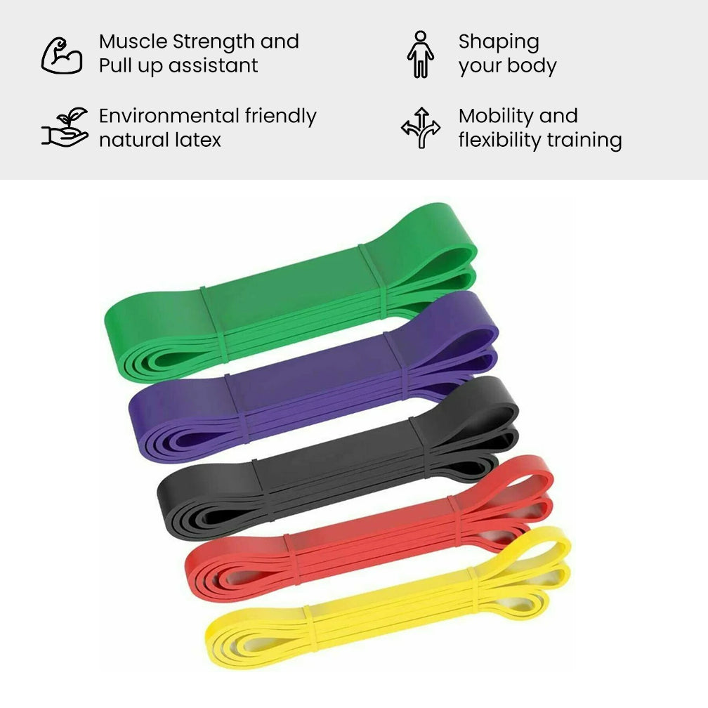 5PCs Resistance Band
