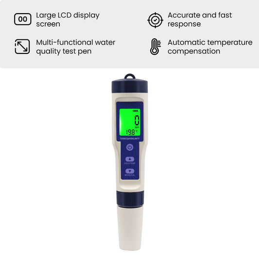 5 In 1 Water Quality Tester