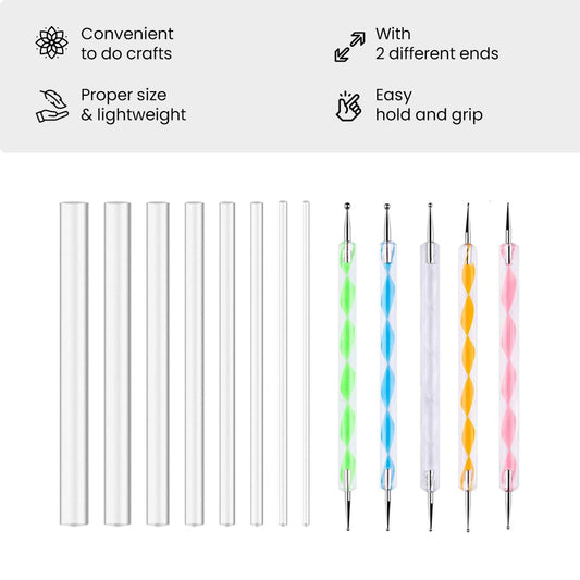 13 PCs Mandala Art Dotting Tools