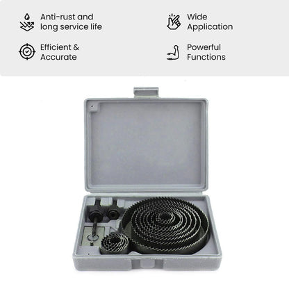 16PCs HSS Hole Saw Drill Bit