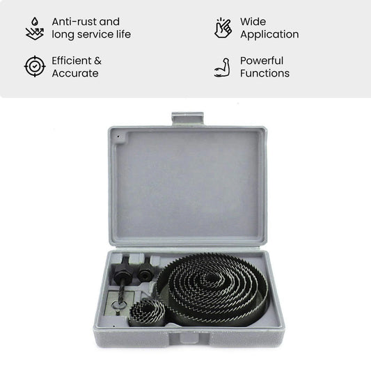 16PCs HSS Hole Saw Drill Bit