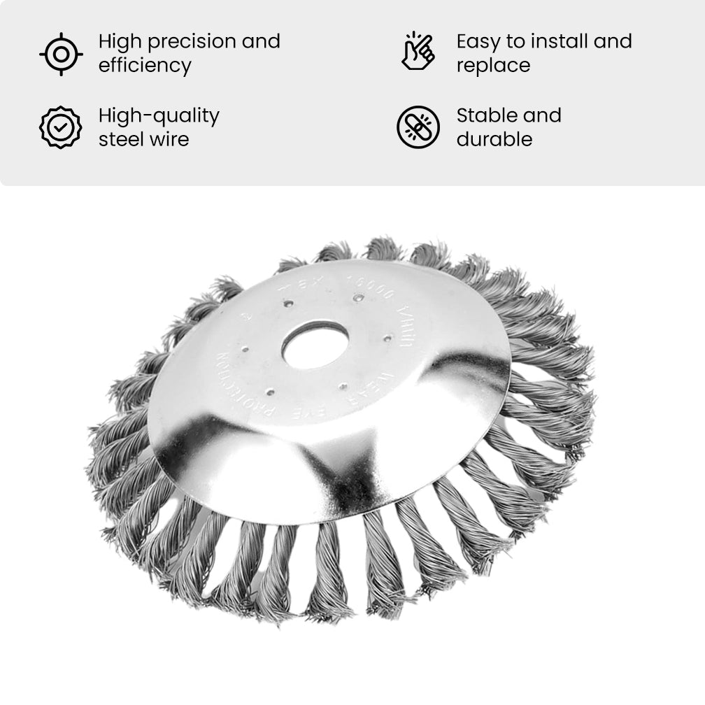 8" Derusting Weeding Wheel