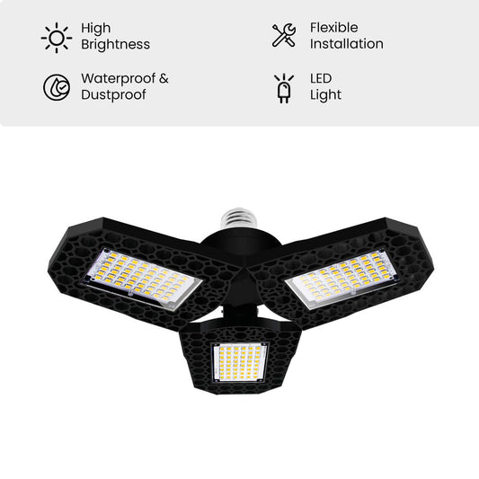 60W E27 Deformable LED Garage Light