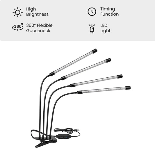 4 Heads Plant Grow Light