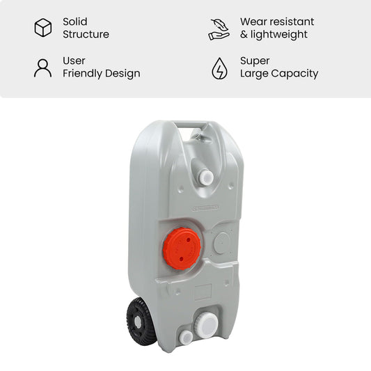 40L Portable Wheel Water Tank