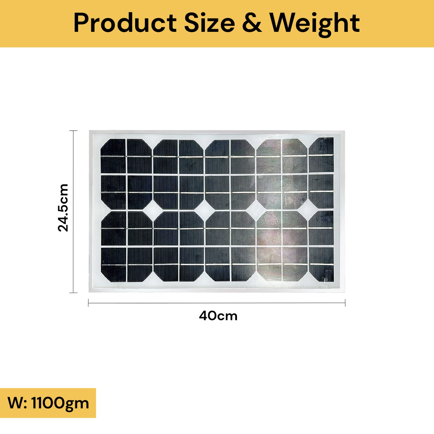 10W 12V Portable Solar Panel