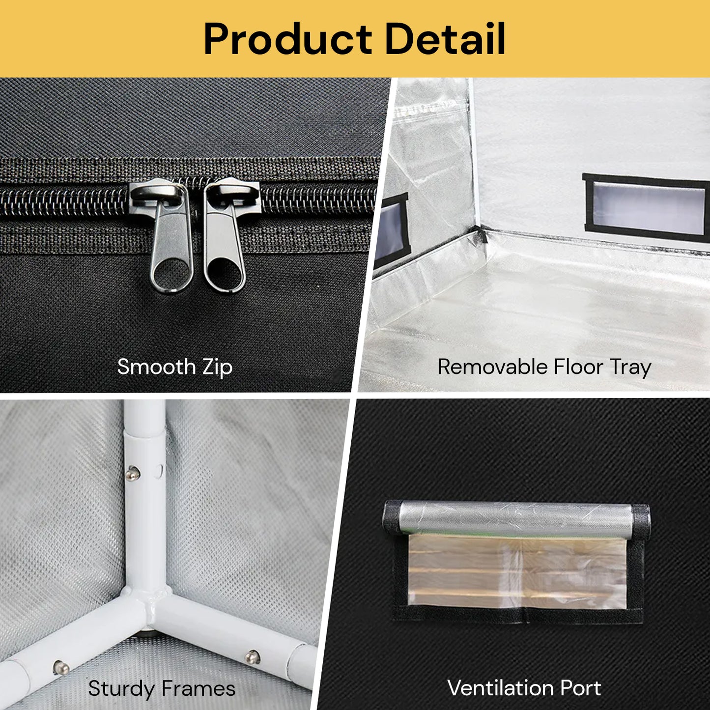 Reusable Grow Tent Kit For Indoor Plant