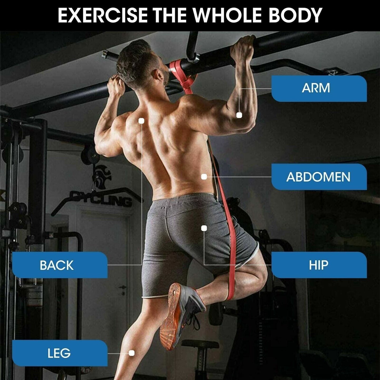 5PCs Resistance Band