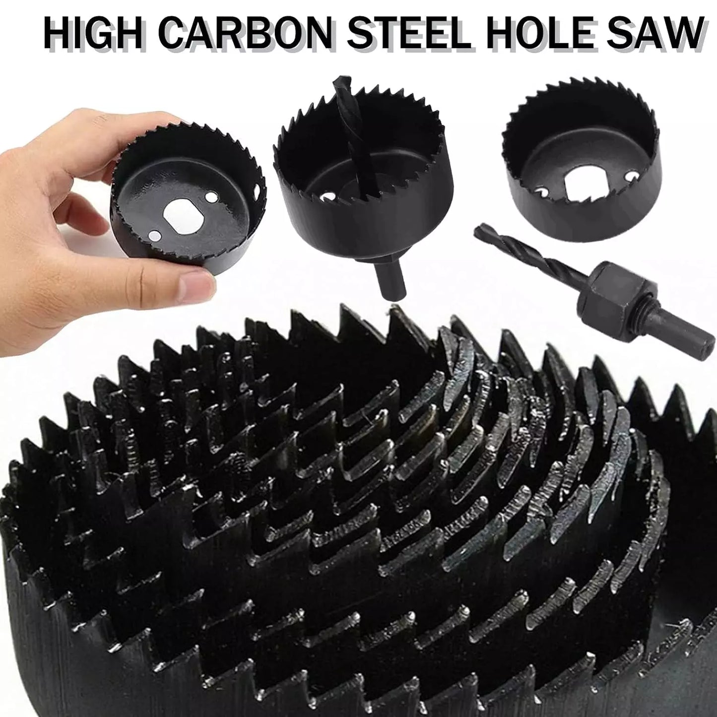 16PCs HSS Hole Saw Drill Bit